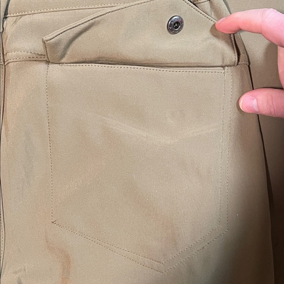 Men's Snow Pants Insulated Soft Velour Lined Cargo With Zippers Stretch Waist 29 - Picture 8 of 12